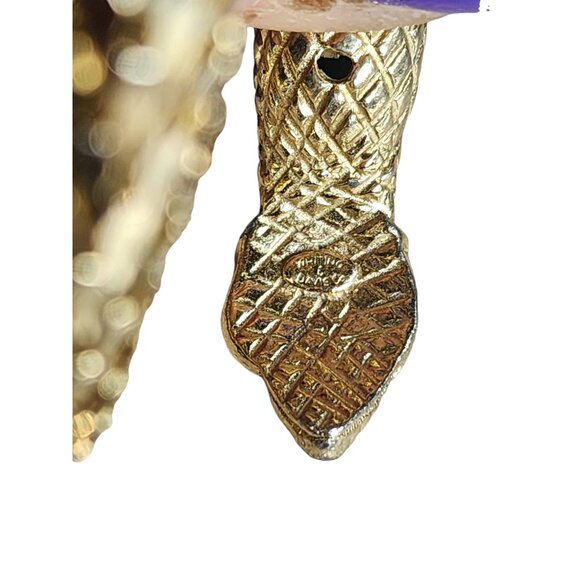 Vintage Whiting and Davis Mesh Coil Bracelet (A4913) - Picture 5 of 6